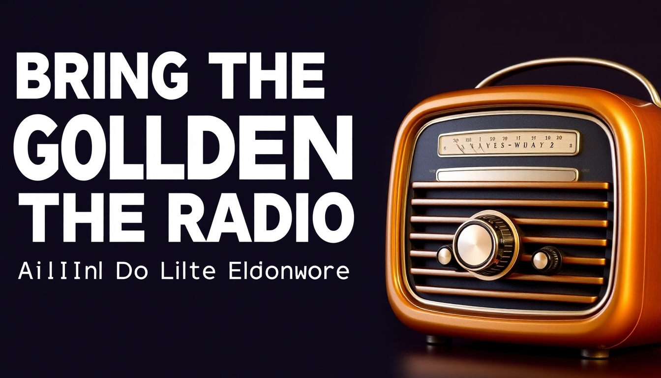 Bring the Golden Age of Radio to Life: The Ultimate Old Time Radio AI Voice Generator