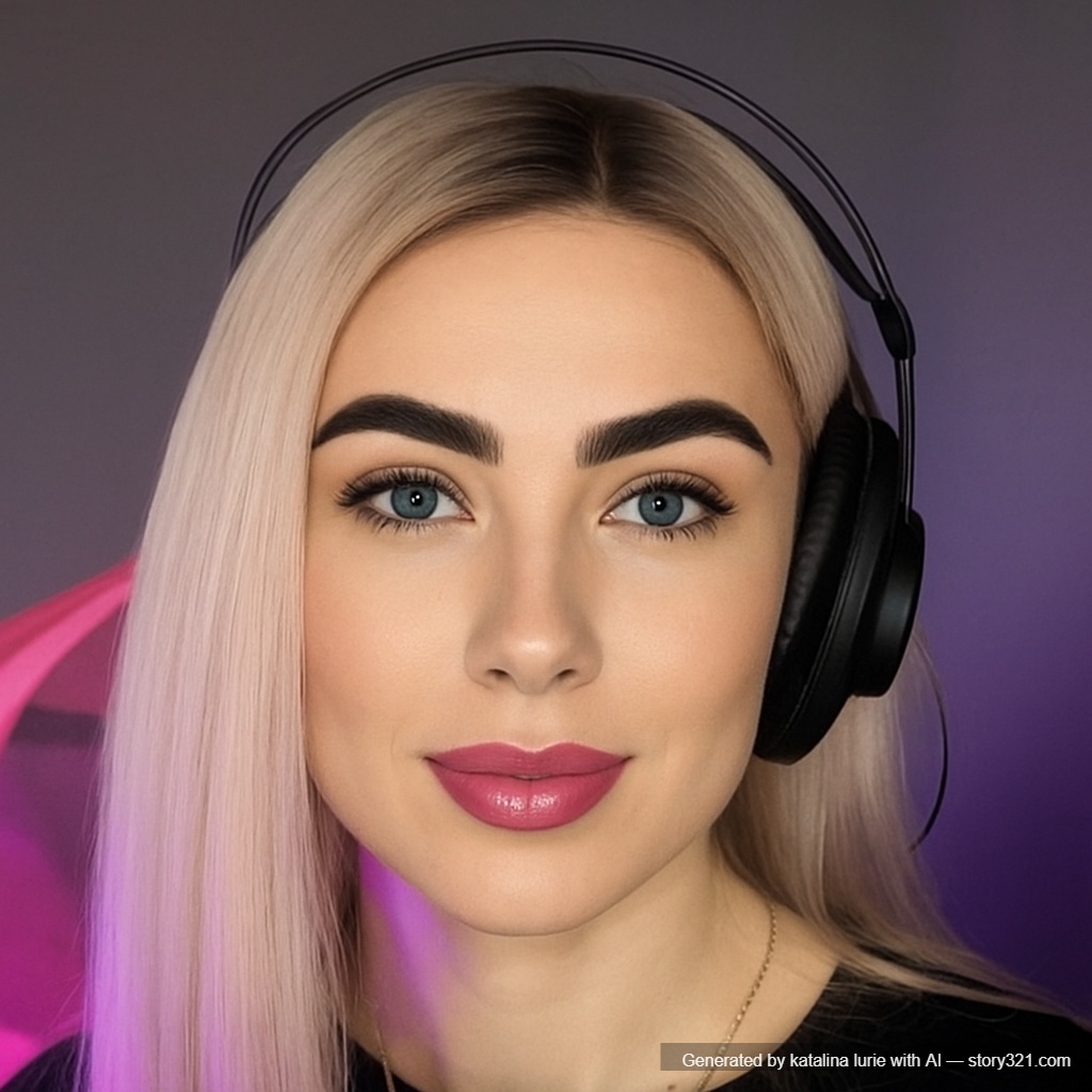 Change the eyebrows of the person in the photo to be thicker, perfectly shaped, and well-groomed. The result should look natural and enhance their facial features.