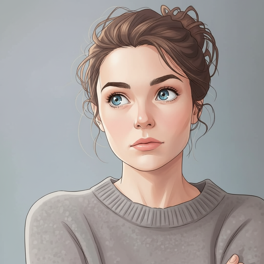 transform the photo into a Japanese anime style, with large expressive eyes, detailed hair, and a soft color palette.