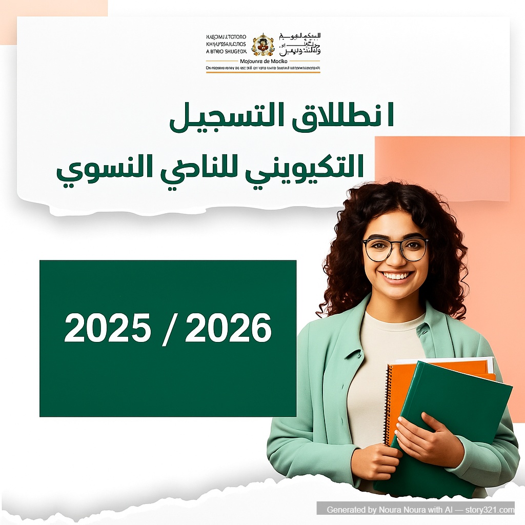 انطلاق التسجيل الموسم التكويني للنادي النسوي 
2025/2026