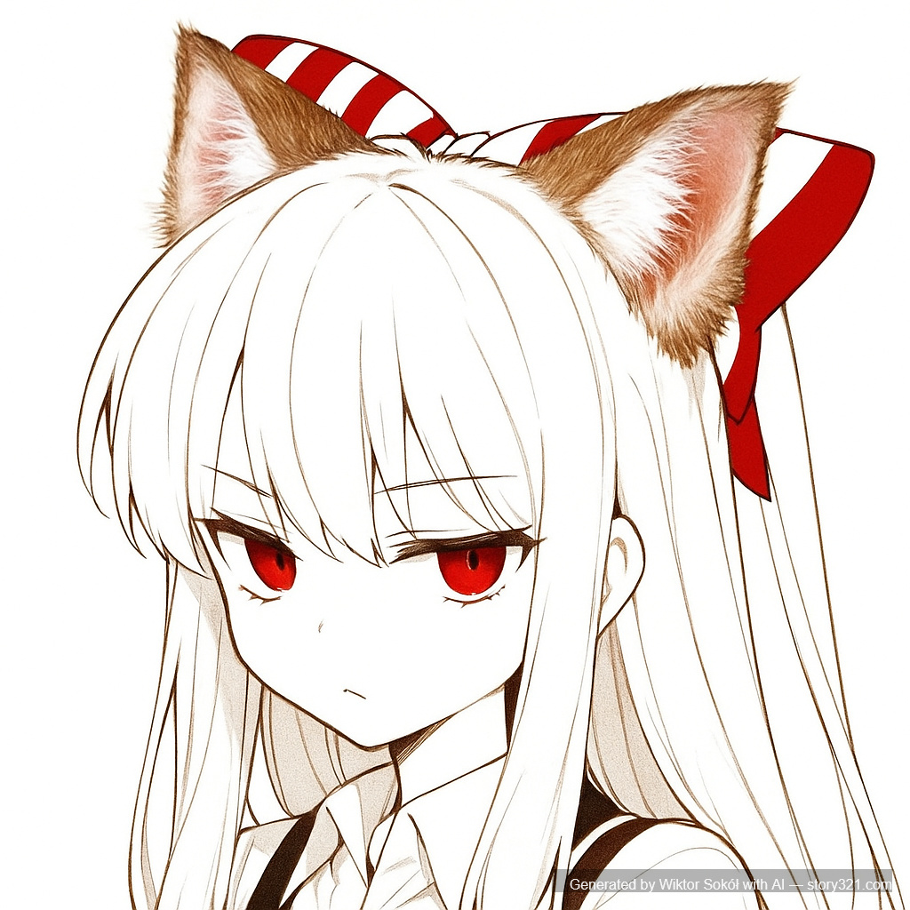 add a pair of cute cat ears to the head of the person in the photo. The ears should look fluffy and realistic, matching the person's hair color and blending in naturally.