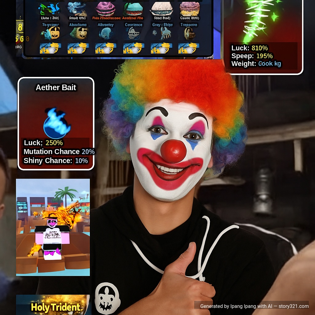 transform the person in the photo into a clown, with a white face, a big red nose, and colorful makeup. Add a clown wig and a cheerful but slightly creepy smile.
