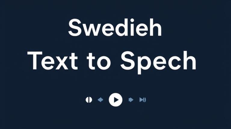 自然なサウンドのオーディオに最適な無料のスウェーデン語テキスト読み上げツール