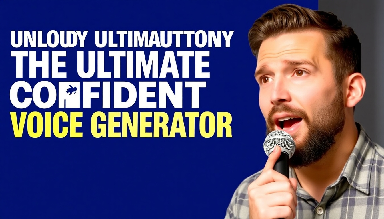 Erzielen Sie Autorität mit dem ultimativen Generator für eine selbstbewusste Stimme