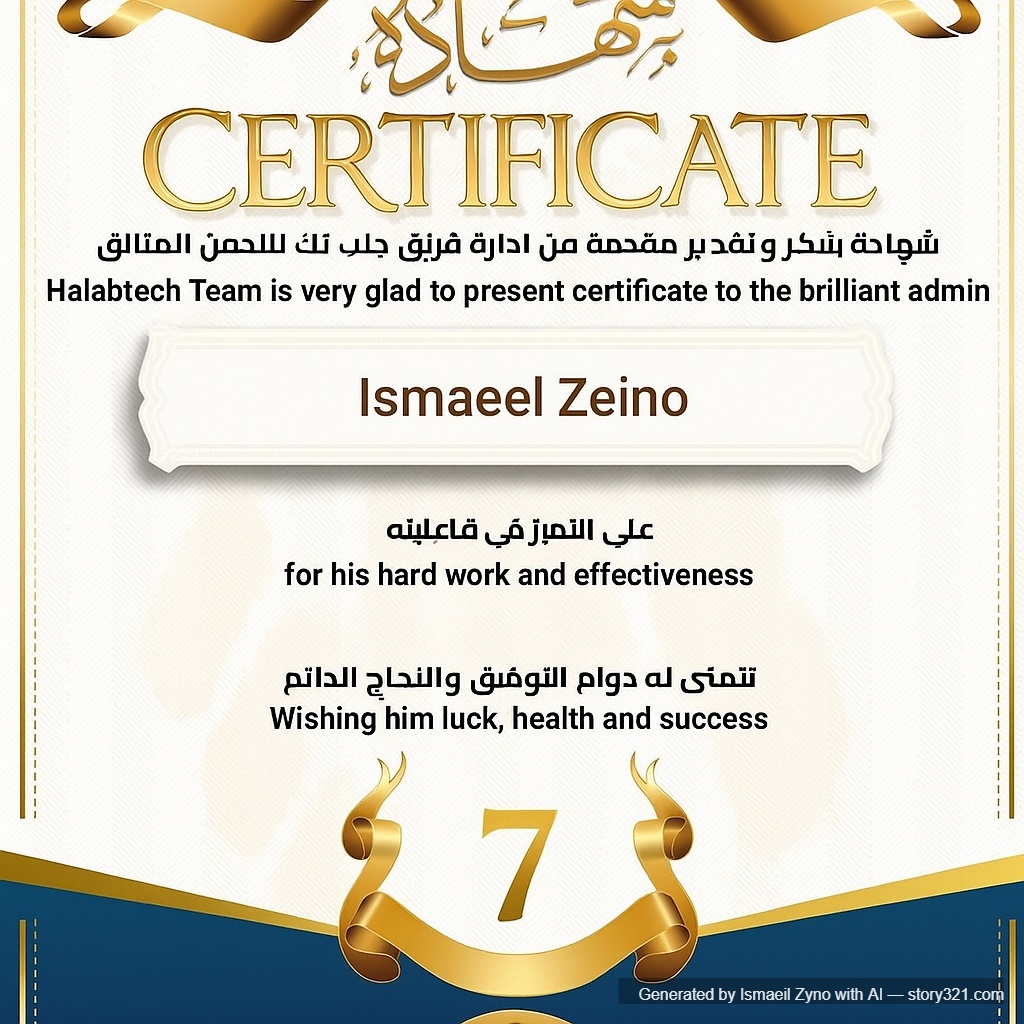 اريد فقط تعديل الاسم الذي في الصورة الى هذا الاسم Ismaeel Zeino
بنفس حجم ونوع الخط وبكل احترافية ودقة
