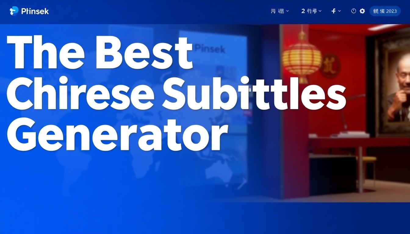 Der beste kostenlose chinesische Untertitel-Generator: Erreichen Sie ein globales Publikum!
