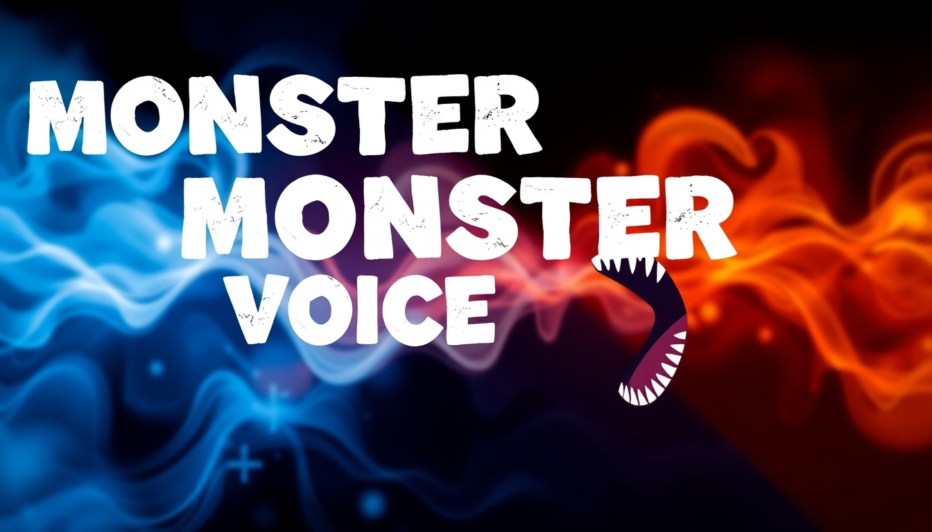 Gerador de Voz de Monstro – Transforme Texto em Áudio Aterrorizante Instantaneamente