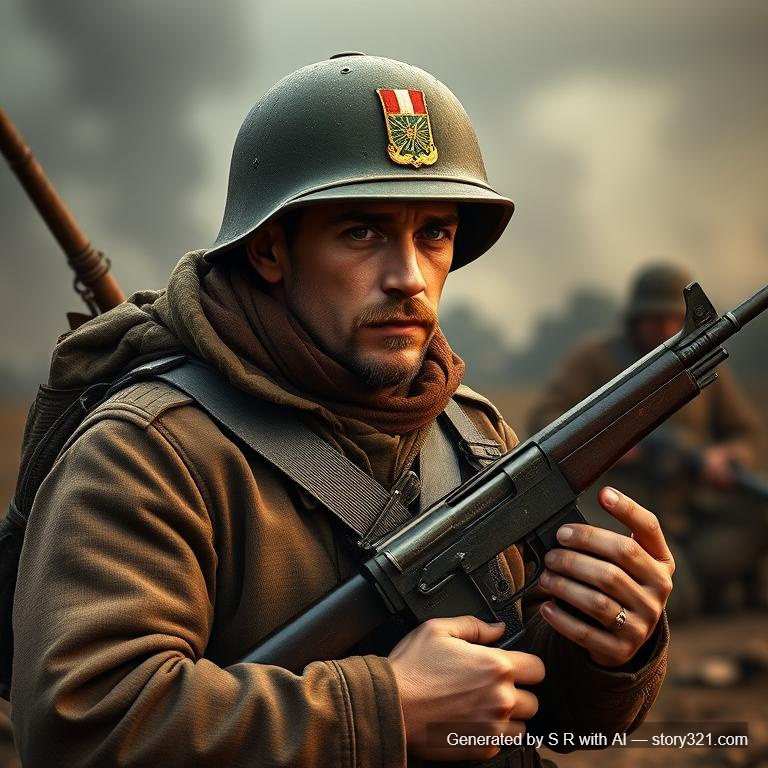 un soldato italiano nella grande guerra