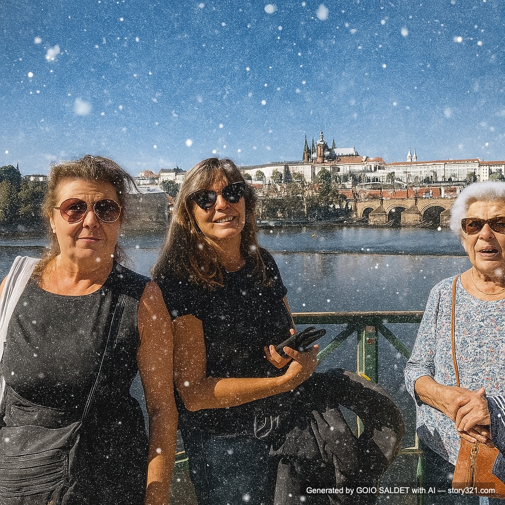 add realistic falling snow to the photo, creating a winter scene. Make the snow look natural and integrated with the environment.