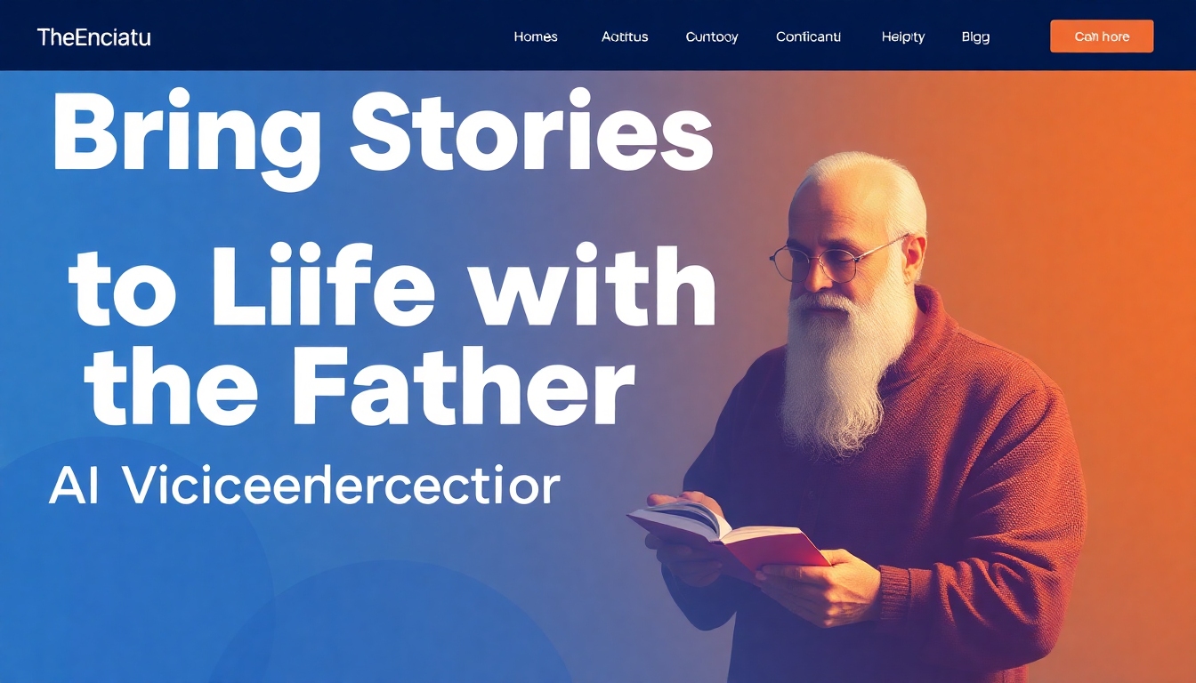 Bring Stories to Life with the Father AI Voice Generator