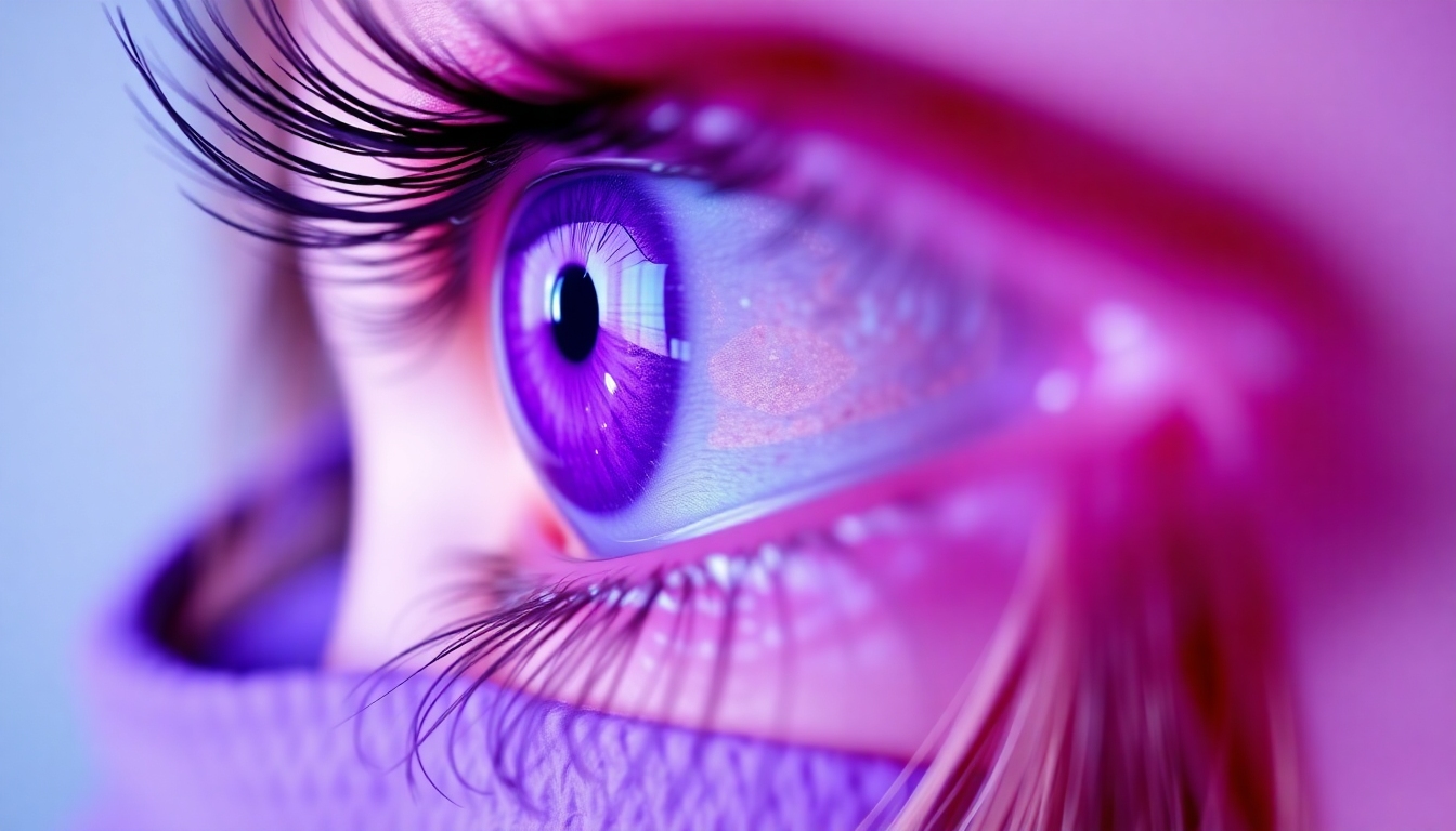 Trasforma il tuo sguardo: il filtro occhi viola definitivo di Story321