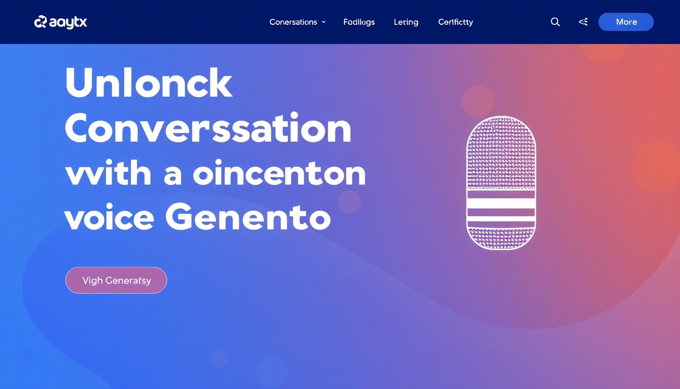 会話型AI音声ジェネレーターで、より自然な会話を実現
