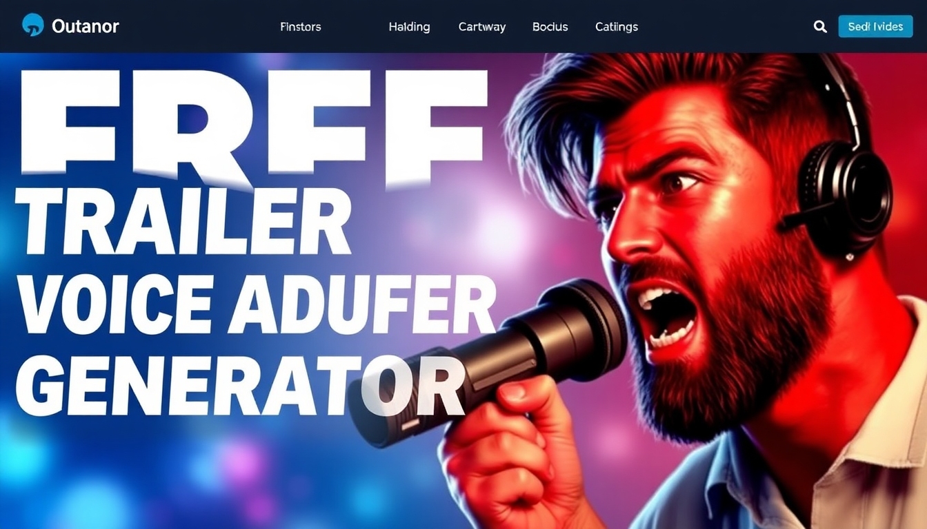 Der beste kostenlose Film-Trailer-Sprachgenerator: Entfessle epischen Sound!