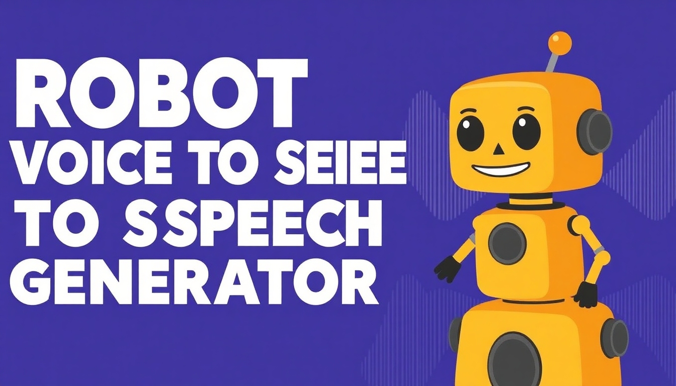 Der beste kostenlose Online-Roboterstimmen-Text-zu-Sprache-Generator