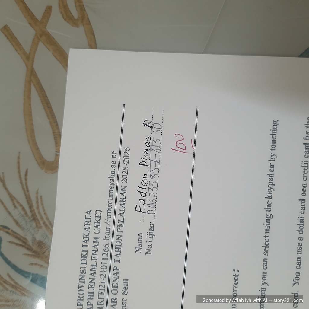 change the "Bayu Rizky D." to "Fadlan Dimas R.", don't change the shape of the letters