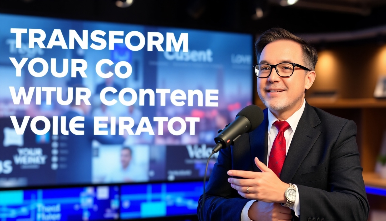 Transform Your Content with a News Anchor AI Voice Generator