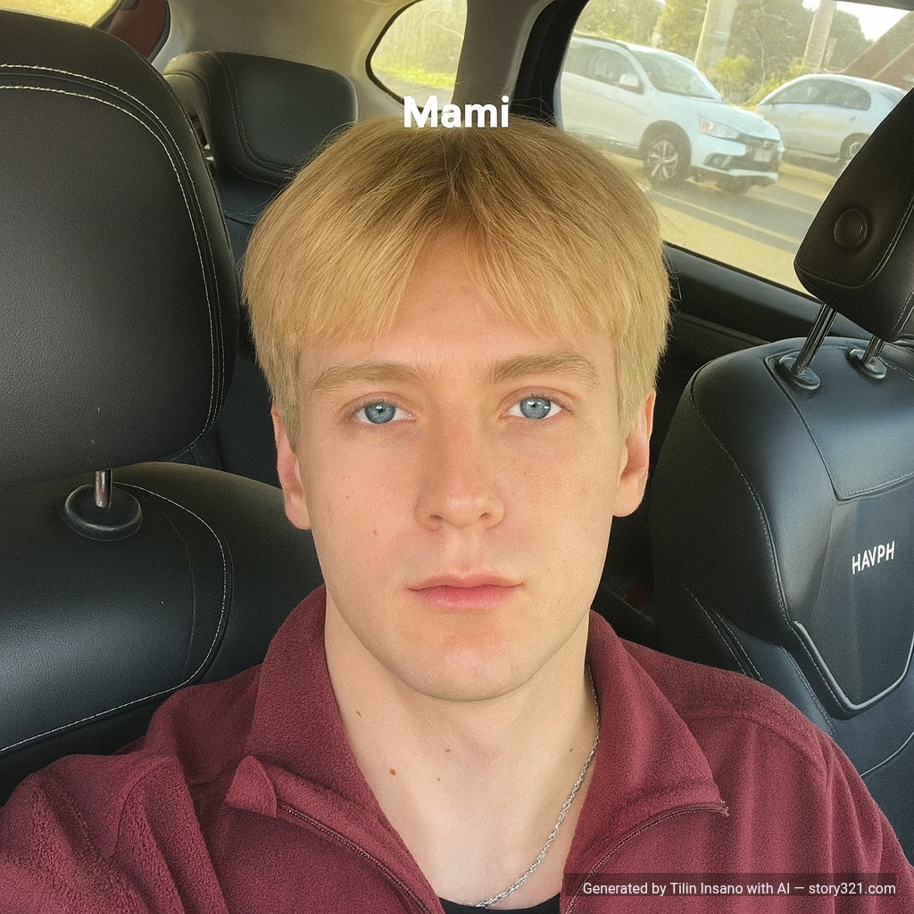 Ojos azul oscuro que se vean realistas y naturales, el pelo y cejas como un rubio oscuro 