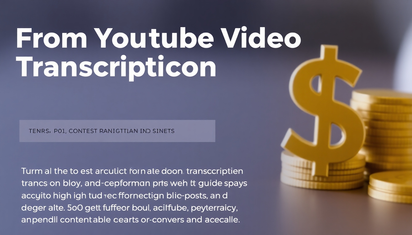 Od transkrypcji wideo z YouTube do pieniędzy: Przekształć filmy w bogate w SEO artykuły dzięki Story321