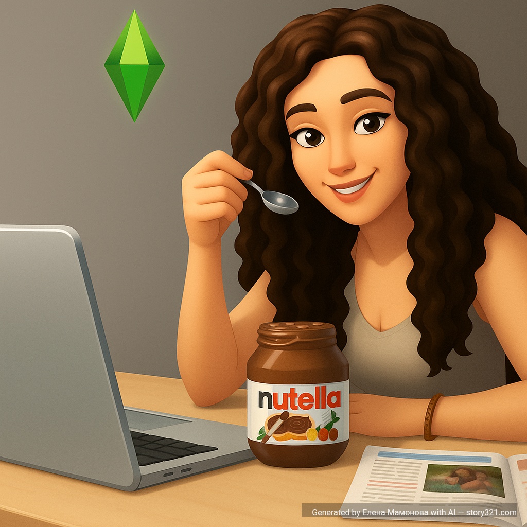 transform the photo into a character in the style of The Sims video game series. The character should have the distinctive Sims art style with smooth, stylized features, bright and vibrant colors, and the characteristic 3D rendered look. The person should appear as if they are a Sim character with simplified facial features, clean lines, and the signature Sims aesthetic with slightly exaggerated proportions and a polished, digital appearance.