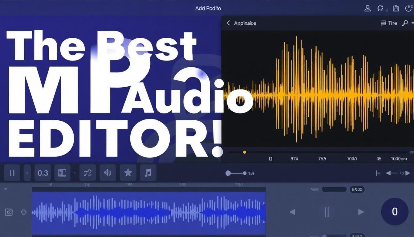 The Best Free MP3 Editor: Edit Audio Like a Pro!