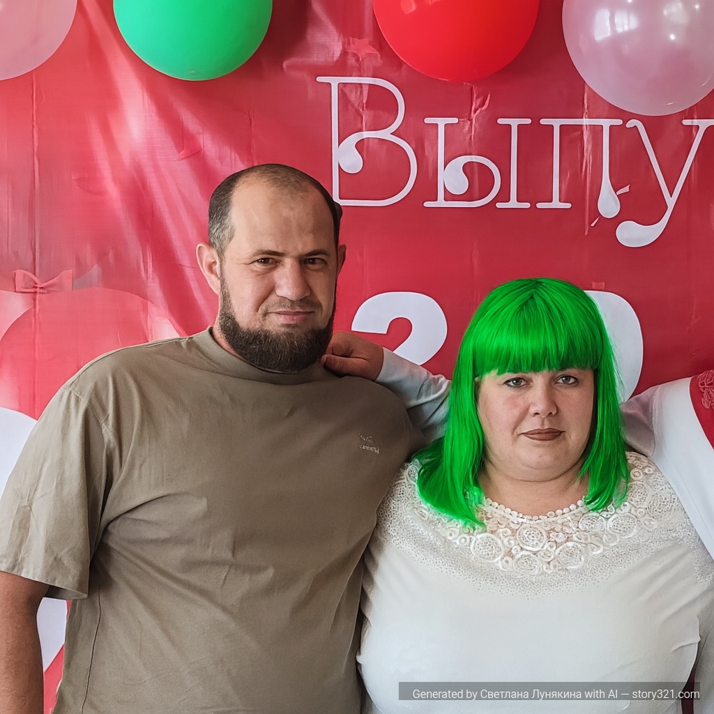 apply a green hair filter, making the hair a vibrant green color, keeping the rest of the image natural