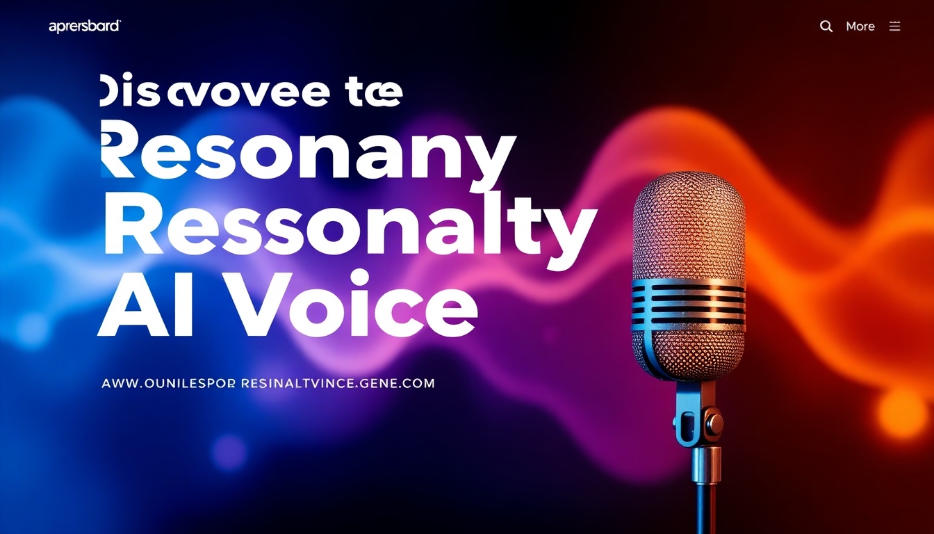 Discover the Power of Resonant AI Voice Generator: Bring Your Words to Life with Deep, Rich Voices