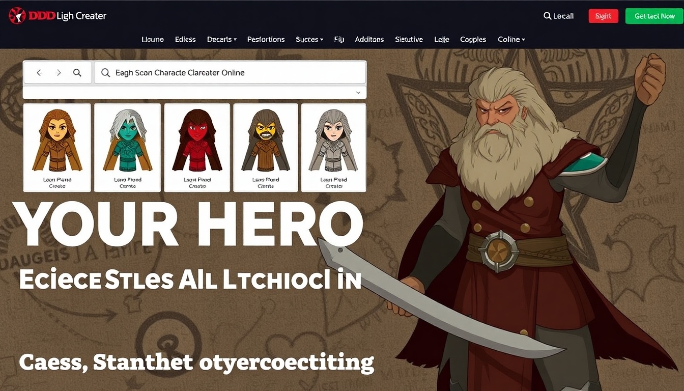 Unleash Your Hero: The Best Free DND Character Creator Online!