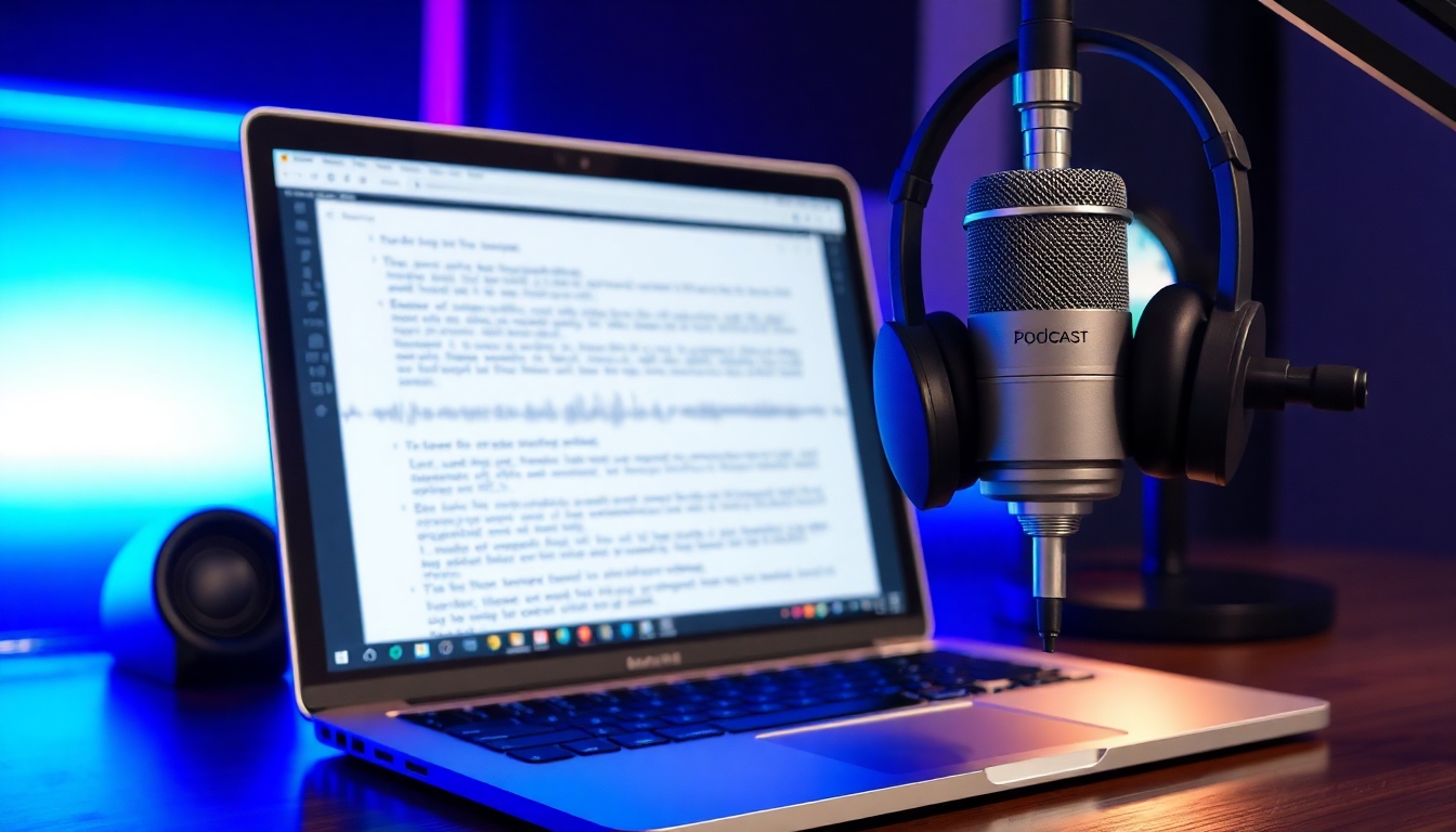 Podcasttranskribering