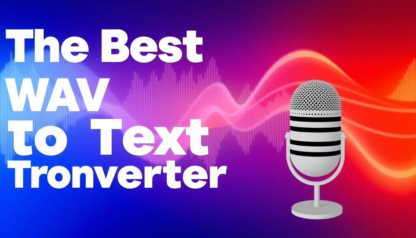 The Best Free WAV to Text Converter: Effortless Audio Transcription