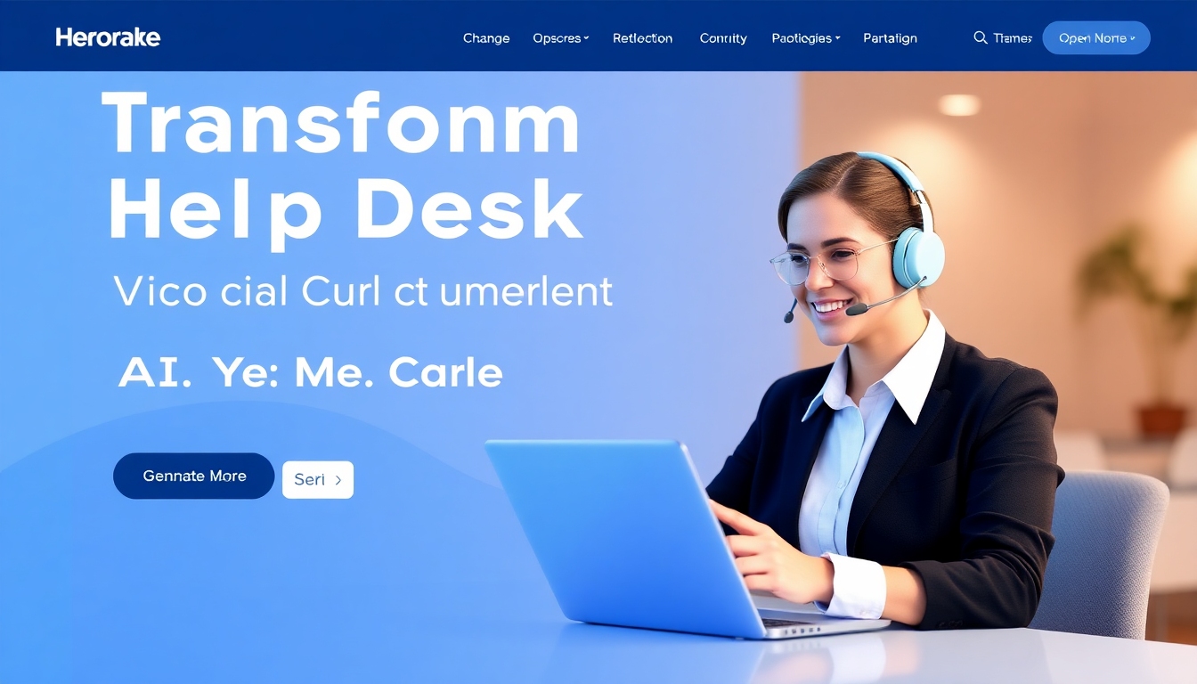 Transform Your Help Desk with a Customer Support AI Voice Generator