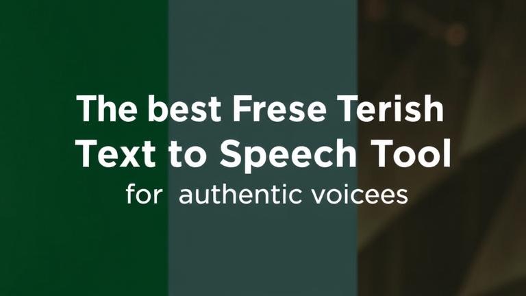 The Best Free Irish Text to Speech Tool for Authentic Voices